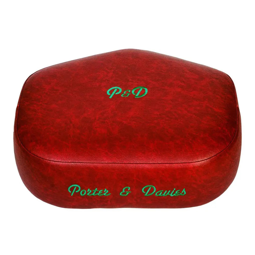 Porter & Davies Seat Top Only Extra Wide Antique Red Vinyl - Drum Center Of Portsmouth