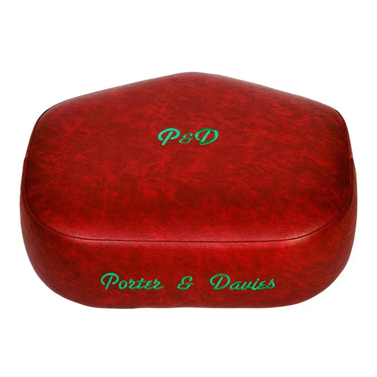 Porter & Davies Seat Top Only Extra Wide Antique Red Vinyl - Drum Center Of Portsmouth