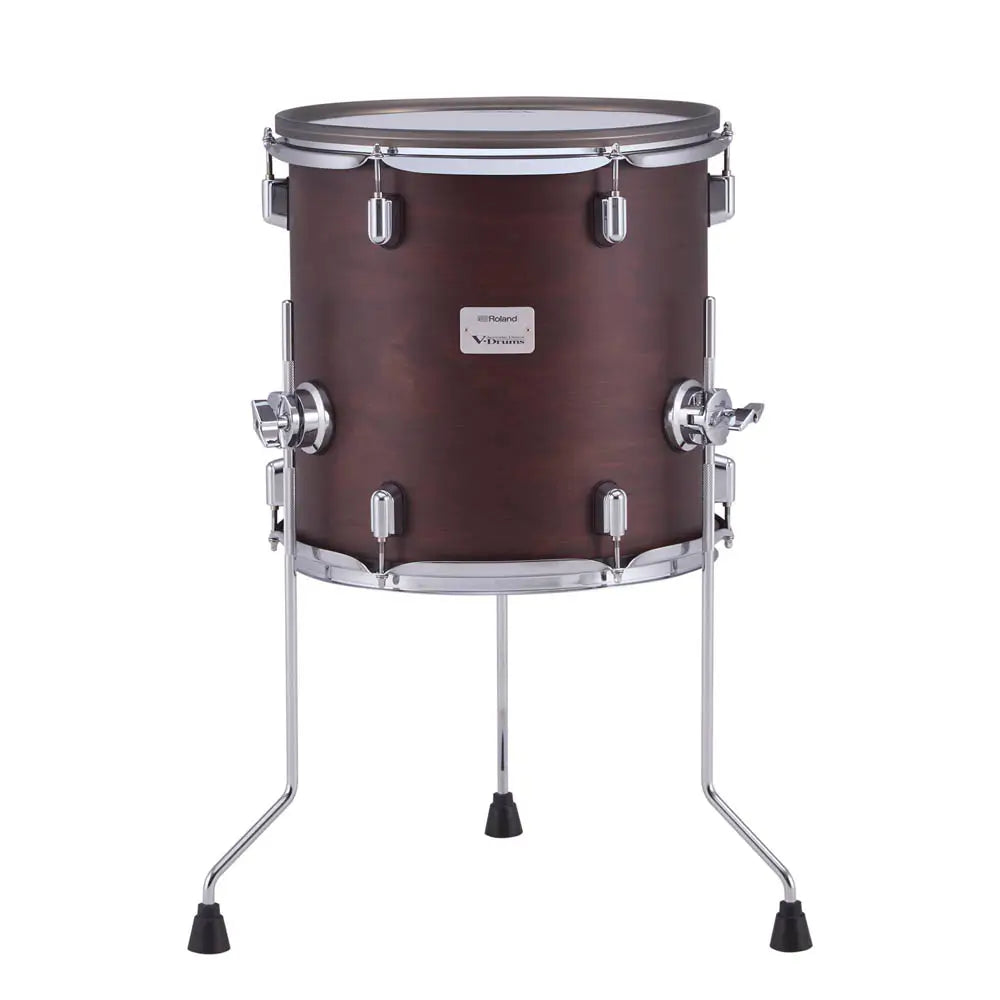 Roland V-Drums Acoustic Design Floor Tom Pad 14x14 Satin Walnut - Drum Center Of Portsmouth