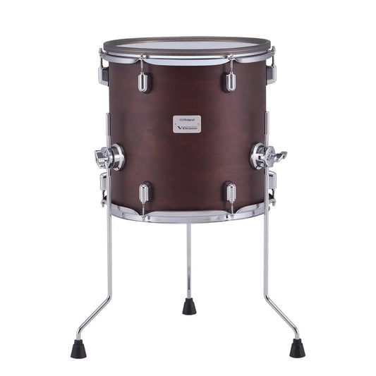 Roland V-Drums Acoustic Design Floor Tom Pad 14x14 Satin Walnut - Drum Center Of Portsmouth