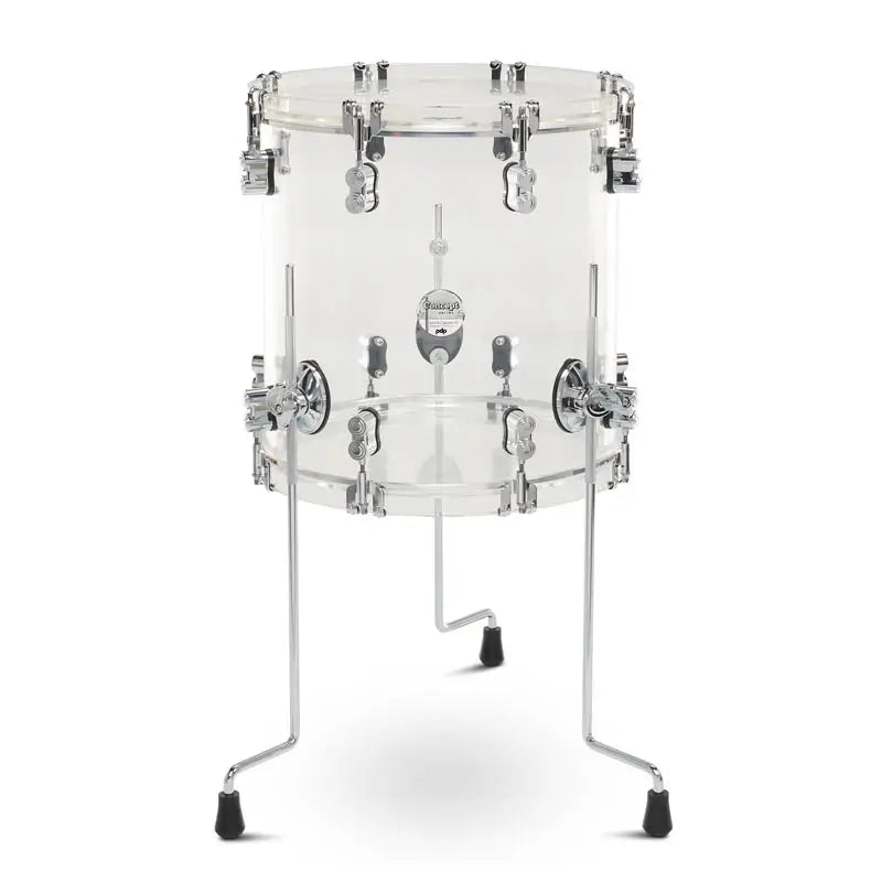 PDP Concept Acrylic Clear Floor Tom 14x14 - Drum Center Of Portsmouth