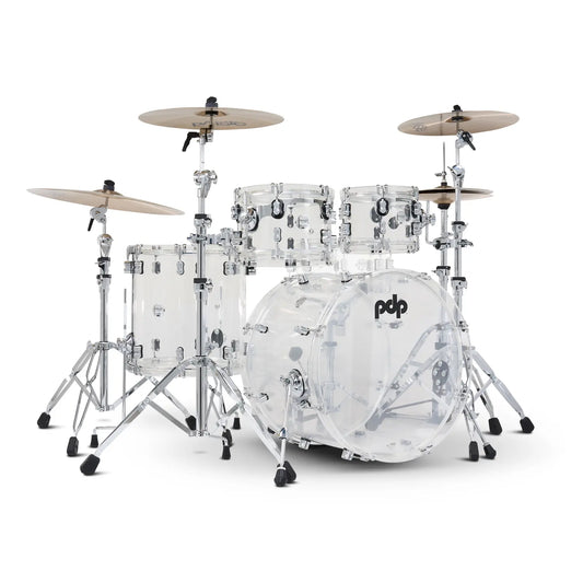 PDP Concept Acrylic 4pc Drum Set