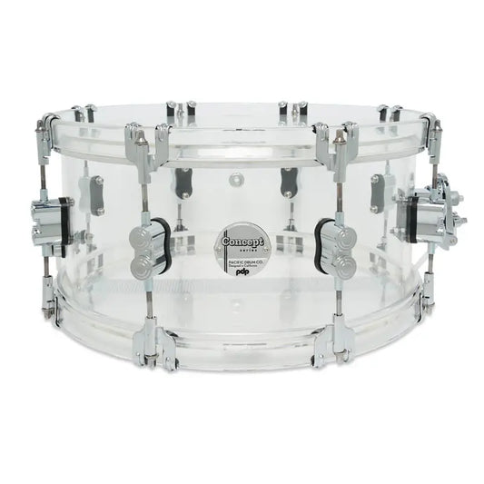 PDP Concept Acrylic Clear Snare Drum 14x6.5 - Drum Center Of Portsmouth