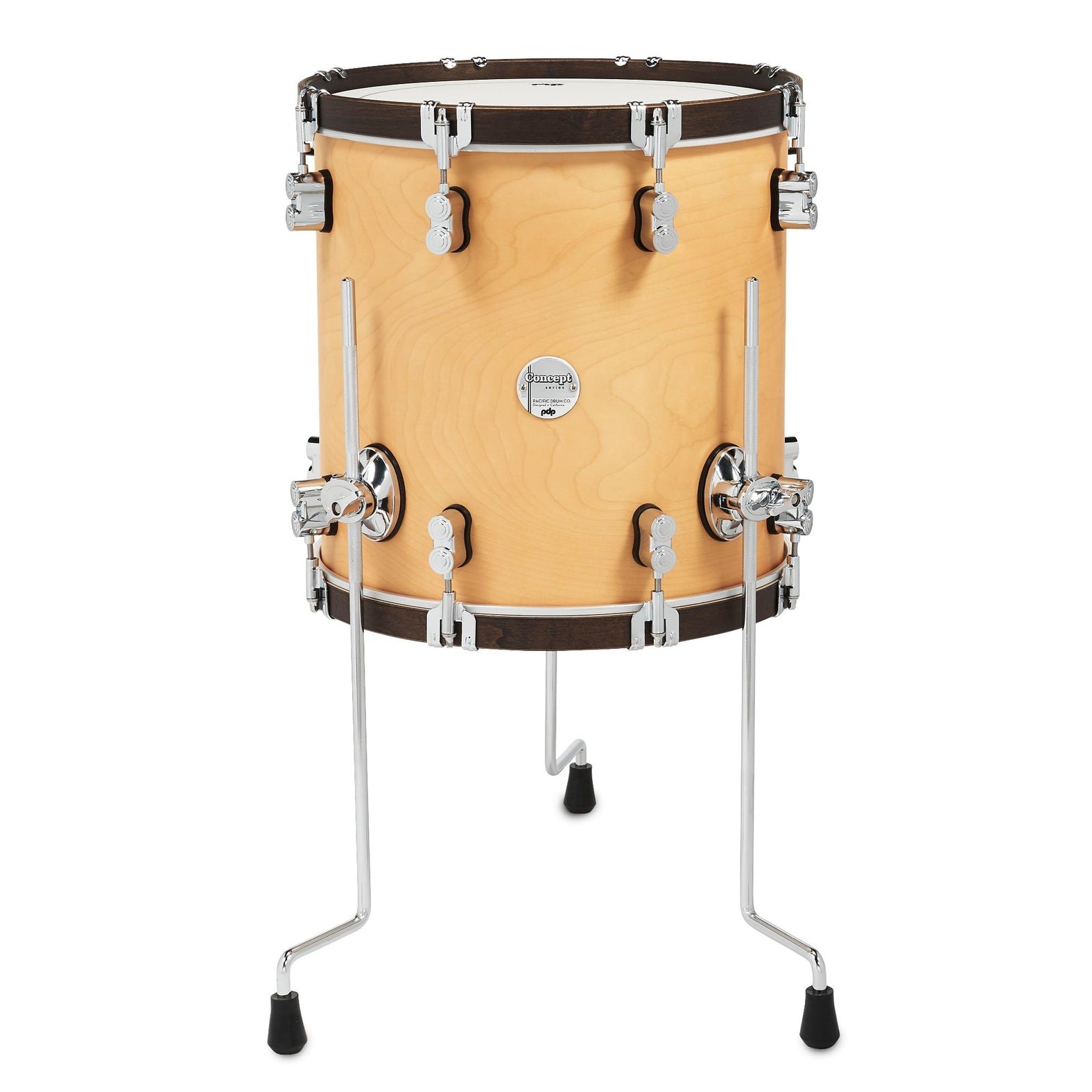 PDP Concept Classic Floor Tom 14x14 Natural w/Walnut Hoops - Drum Center Of Portsmouth