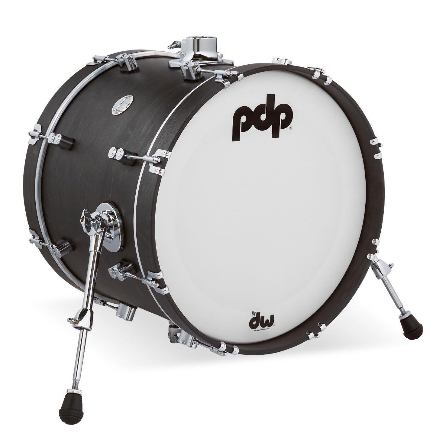 PDP Concept Classic Bass Drum 18x14 Ebony w/Ebony Hoops - Drum Center Of Portsmouth
