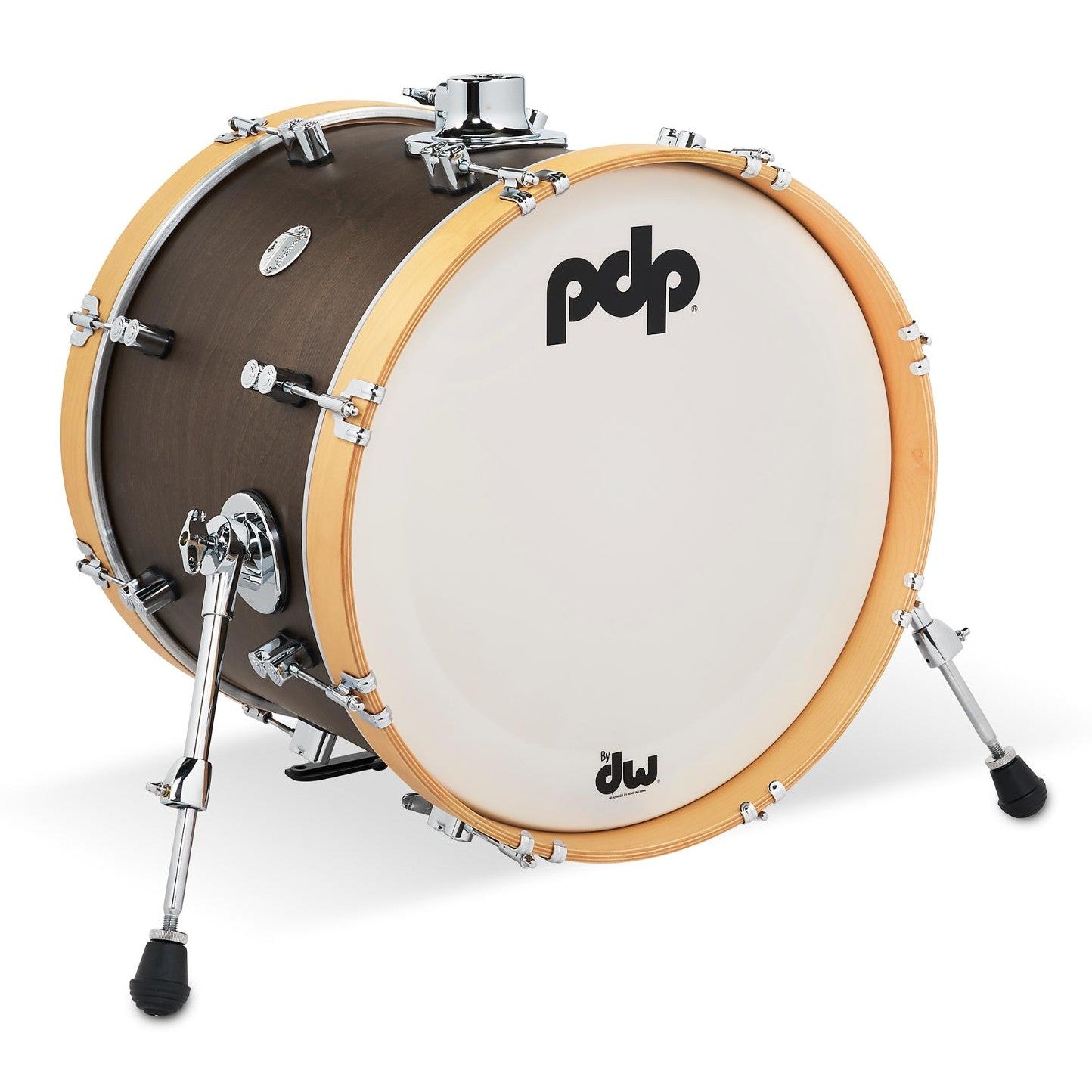 PDP Concept Classic Bass Drum 18x14 Walnut w/Natural Hoops - Drum Center Of Portsmouth