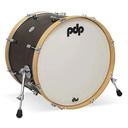 PDP Concept Classic Bass Drum Walnut/Natural Hoops 22x16 - Drum Center Of Portsmouth
