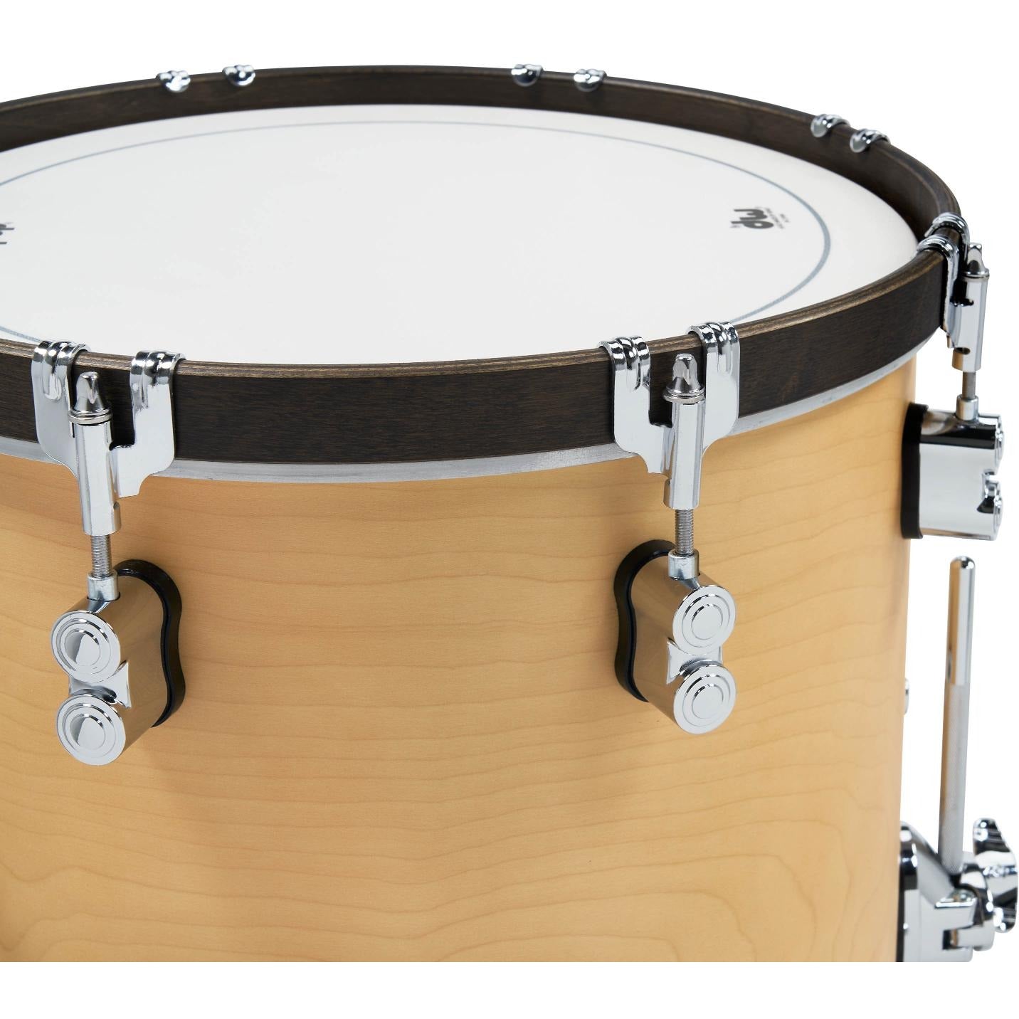 PDP Concept Classic 3pc Drum Set w/18BD Natural/Walnut Hoops - Drum Center Of Portsmouth