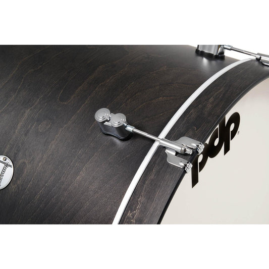 PDP Concept Classic 3pc Drum Set w/22BD Ebony/Ebony Hoops - Drum Center Of Portsmouth