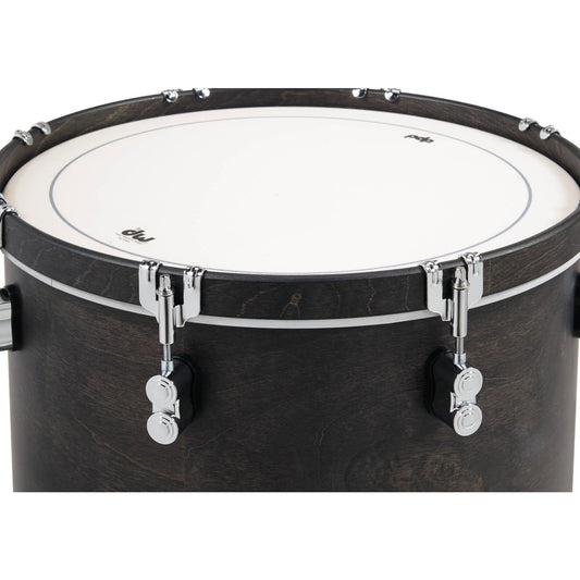 PDP Concept Classic 3pc Drum Set w/22BD Ebony/Ebony Hoops - Drum Center Of Portsmouth
