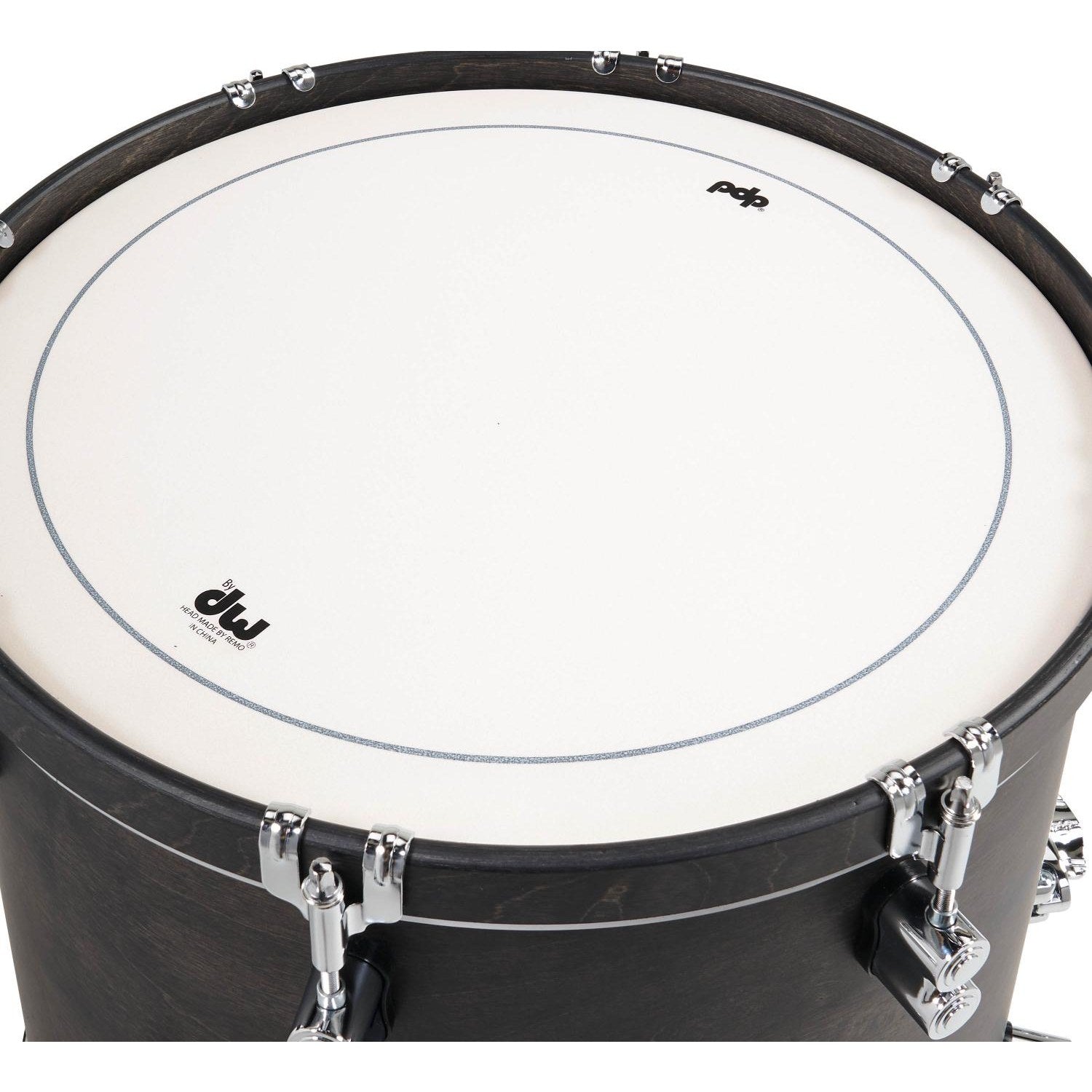 PDP Concept Classic 3pc Drum Set w/22BD Ebony/Ebony Hoops - Drum Center Of Portsmouth