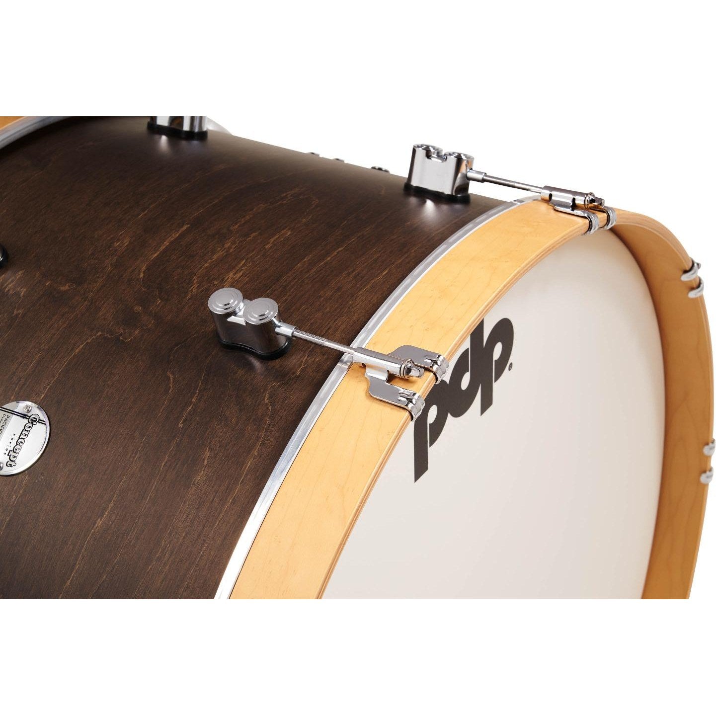 PDP Concept Classic 3pc Drum Set w/22BD Walnut/Natural Hoops - Drum Center Of Portsmouth