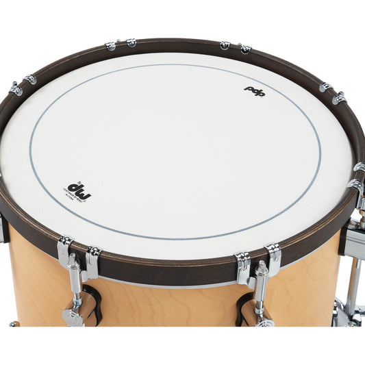 PDP Concept Classic 3pc Drum Set w/24BD Natural/Walnut Hoops - Drum Center Of Portsmouth