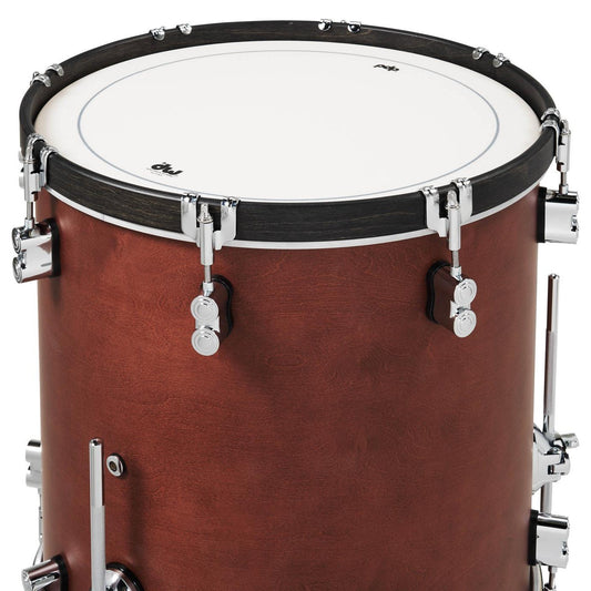 PDP Concept Classic 3pc Drum Set w/26BD Oxblood/Ebony Hoops - Drum Center Of Portsmouth
