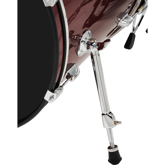 PDP Centerstage 5pc Complete Drum Set Ruby Red Sparkle w/Hw & Cymbals - Drum Center Of Portsmouth