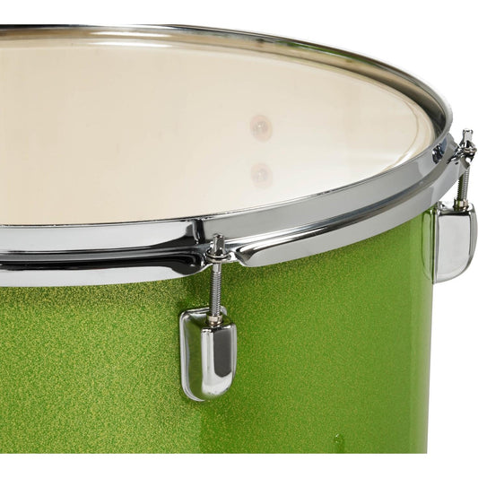 PDP Centerstage 5pc Complete Rock Drum Set Electric Green Sparkle w/Hw & Cymbals - Drum Center Of Portsmouth