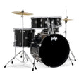PDP Center Stage 5pc Complete Drum Set w/Hardware & Cymbals Iridescent Black Sparkle