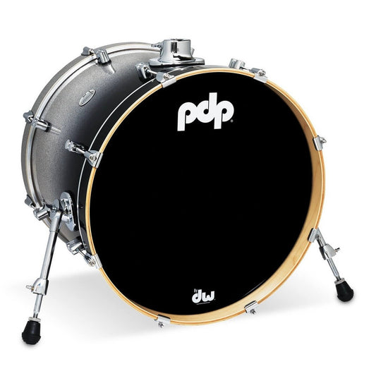 PDP Concept Maple Bass Drum 20x16 Silver to Black Fade - Drum Center Of Portsmouth