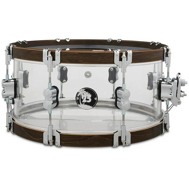 EMABARGOED - ENABLE MAY 3, 2024 - PDP 25th Anniversary Acrylic Snare Drum 14x6.5 - Drum Center Of Portsmouth