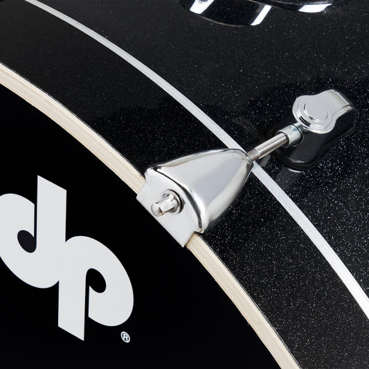 PDP Mainstage 5pc Complete Drum Set Black Sparkle w/Hw & Cymbals - Drum Center Of Portsmouth