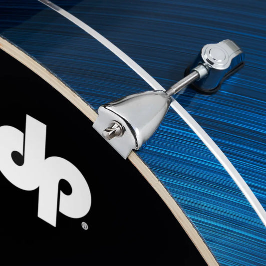 PDP Mainstage 5pc Complete Drum Set w/Hardware and Cymbals Blue Steel 22/10/12/16/14 - Drum Center Of Portsmouth