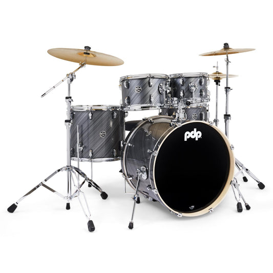 PDP Mainstage 5pc Complete Drum Set Graphite w/Hw & Cymbals - Drum Center Of Portsmouth