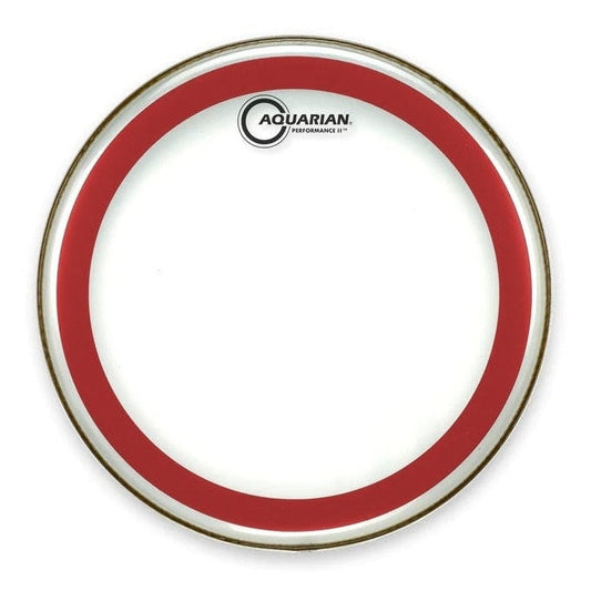Aquarian Performance II Clear Drumhead w/Ring - Drum Center Of Portsmouth