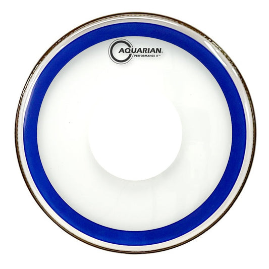 Aquarian Performance II Clear Drumhead w/Power Dot & Ring - Drum Center Of Portsmouth