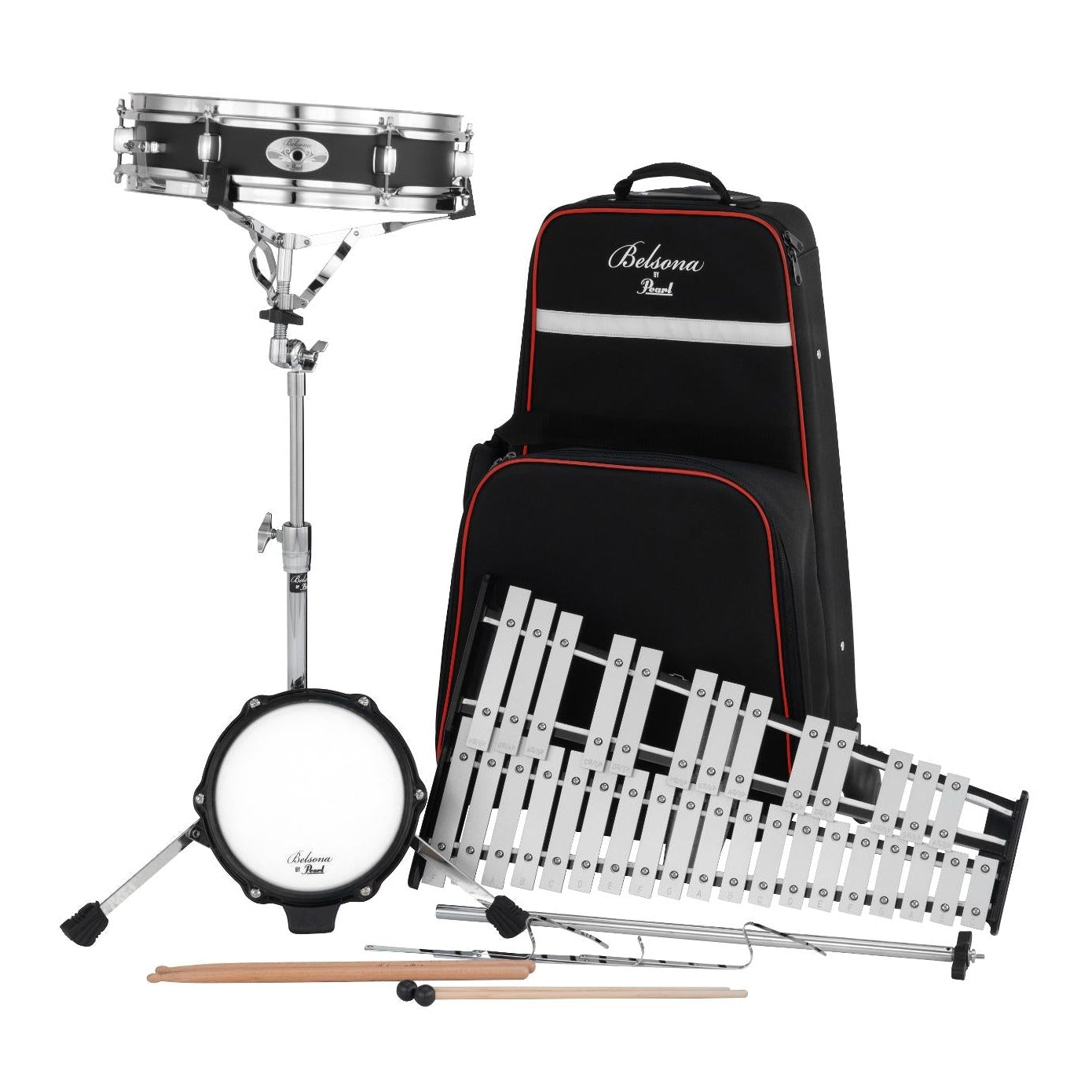 Pearl Belsona Percussion Learning Center w/Rolling Case - Drum Center Of Portsmouth