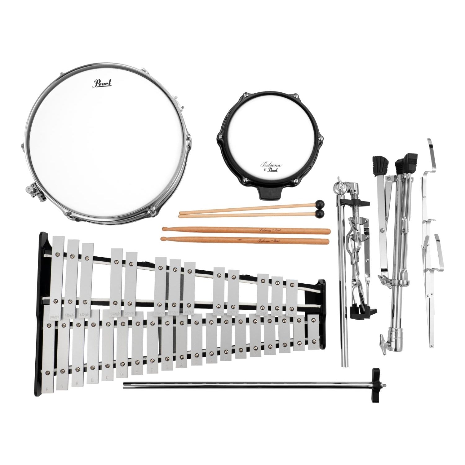 Pearl Belsona Percussion Learning Center w/Rolling Case - Drum Center Of Portsmouth