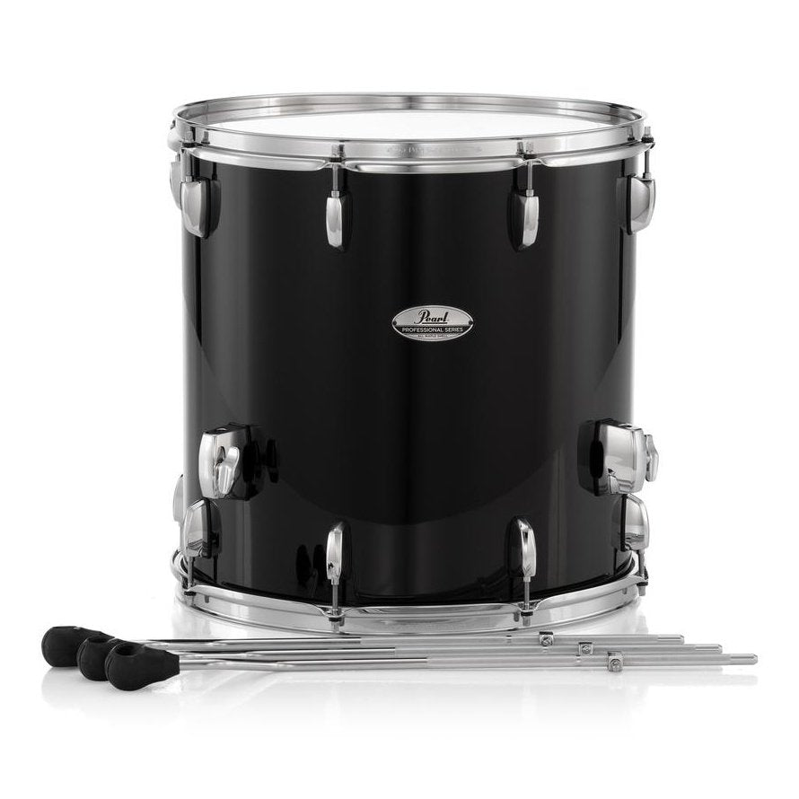Pearl Professional Maple Floor Tom 18x16 Piano Black - Drum Center Of Portsmouth