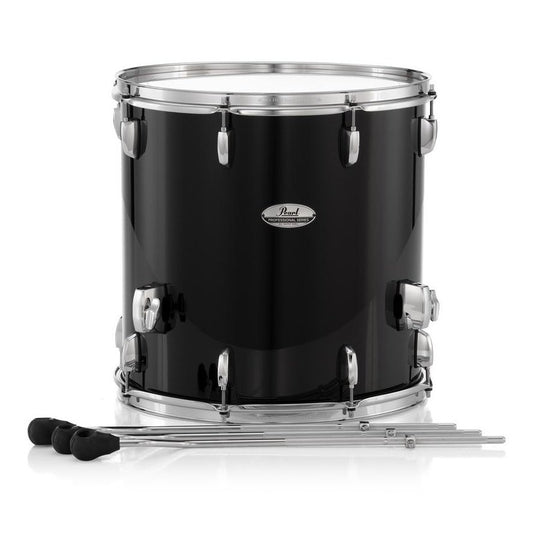 Pearl Professional Maple Floor Tom 14x14 Piano Black - Drum Center Of Portsmouth