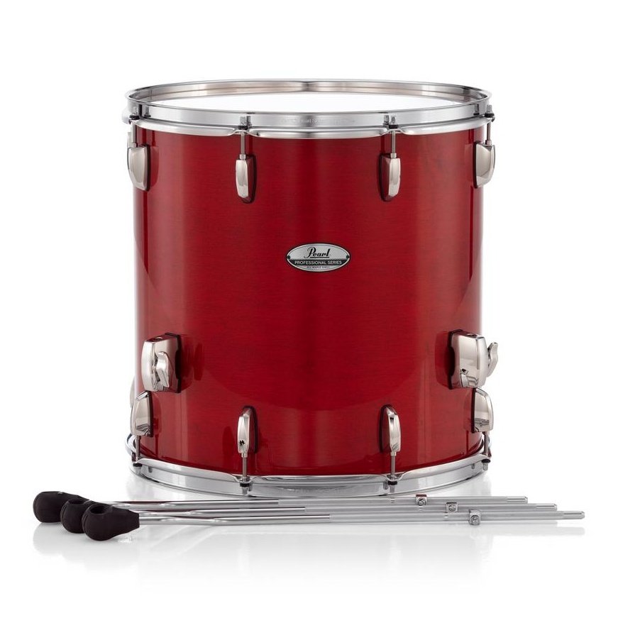 Pearl Professional Maple Floor Tom 18x16 Sequoia Red - Drum Center Of Portsmouth