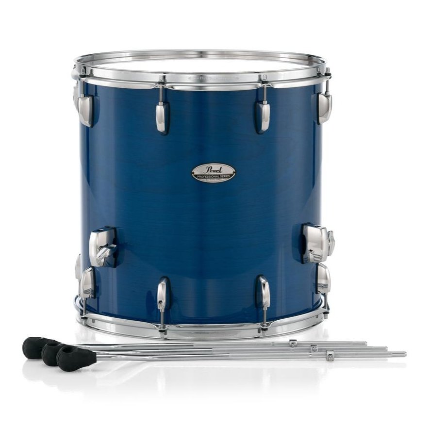 Pearl Professional Maple Floor Tom 18x16 Sheer Blue - Drum Center Of Portsmouth