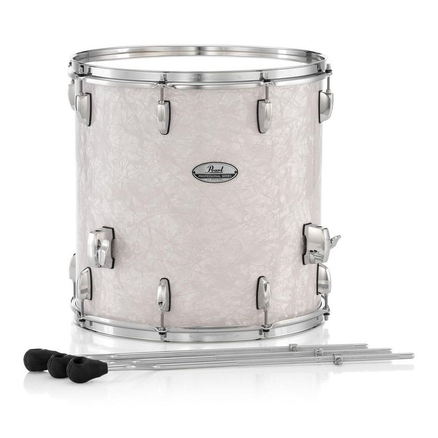 Pearl Professional Maple Floor Tom 14x14 White Marine Pearl - Drum Center Of Portsmouth