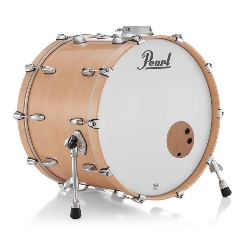 Pearl Professional Maple Bass Drum 22x16 w/BB3 Bracket Natural Maple