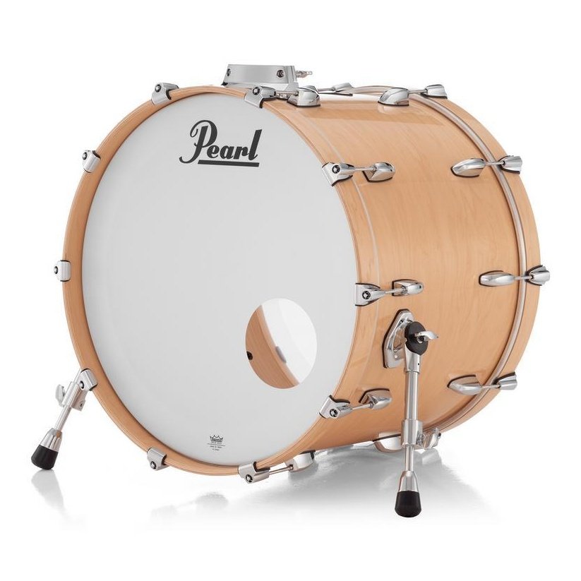 Pearl Professional Maple Bass Drum 24x14 w/BB3 Bracket Natural Maple - Drum Center Of Portsmouth