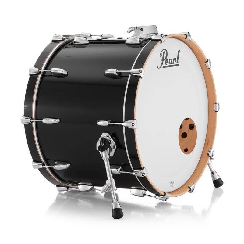Pearl Professional Maple Bass Drum 22x16 w/BB3 Bracket Piano Black
