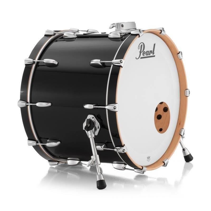 Pearl Professional Maple Bass Drum 20x14 w/BB3 Bracket Piano Black - Drum Center Of Portsmouth