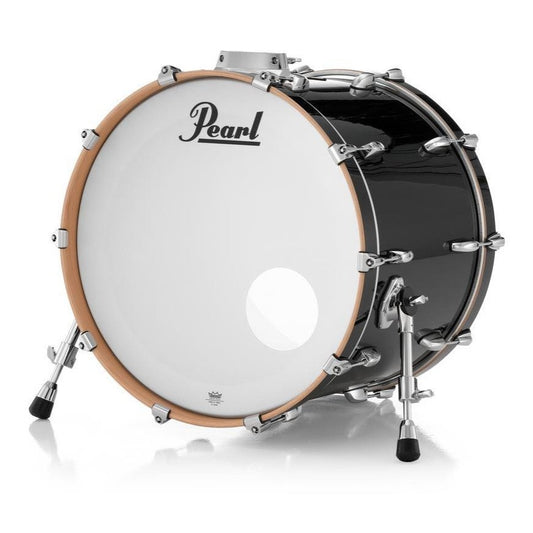 Pearl Professional Maple Bass Drum 24x14 w/BB3 Bracket Piano Black - Drum Center Of Portsmouth