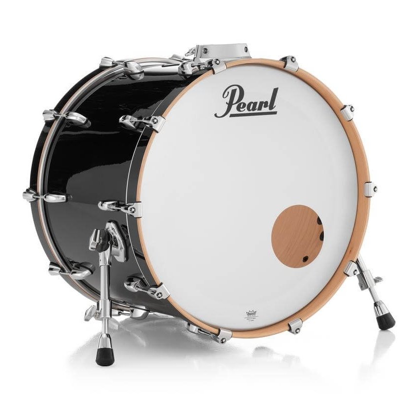 Pearl Professional Maple Bass Drum 22x16 w/BB3 Bracket Piano Black