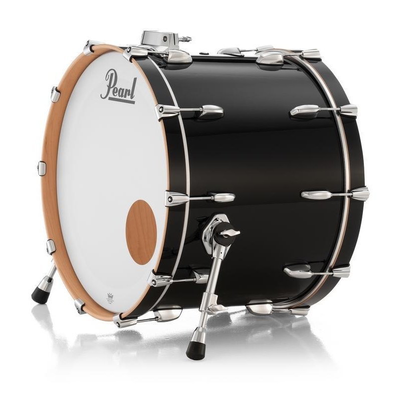 Pearl Professional Maple Bass Drum 22x18 w/BB3 Bracket Piano Black - Drum Center Of Portsmouth