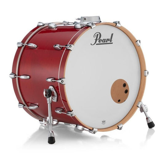 Pearl Professional Maple Bass Drum 24x14 w/BB3 Bracket Sequoia Red - Drum Center Of Portsmouth