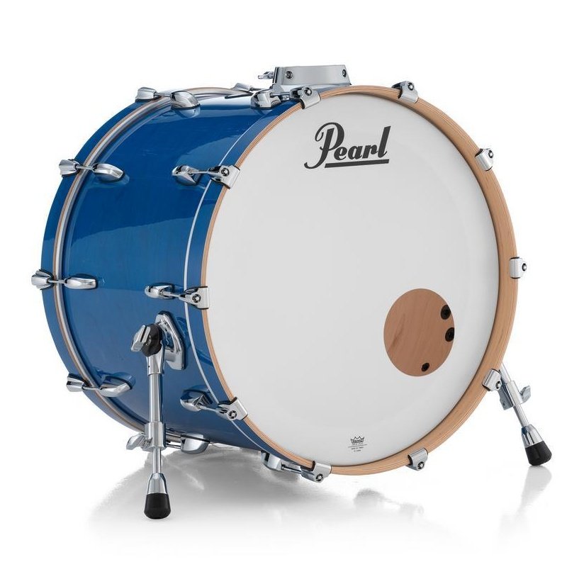 Pearl Professional Maple Bass Drum 20x14 w/BB3 Bracket Sheer Blue - Drum Center Of Portsmouth