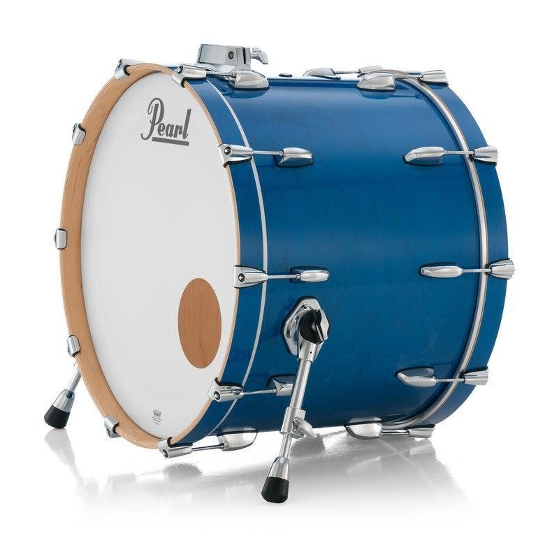 Pearl Professional Maple Bass Drum 20x14 w/BB3 Bracket Sheer Blue - Drum Center Of Portsmouth