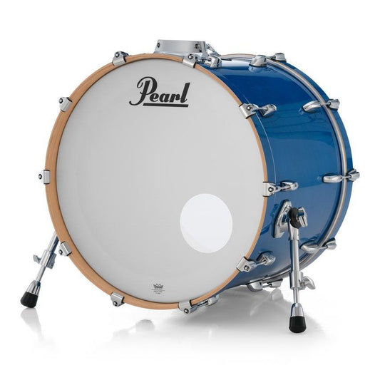 Pearl Professional Maple Bass Drum 20x14 w/BB3 Bracket Sheer Blue - Drum Center Of Portsmouth