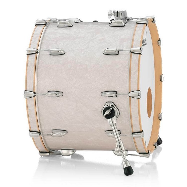 Pearl Professional Maple Bass Drum 22x16 w/BB3 Bracket White Marine Pearl