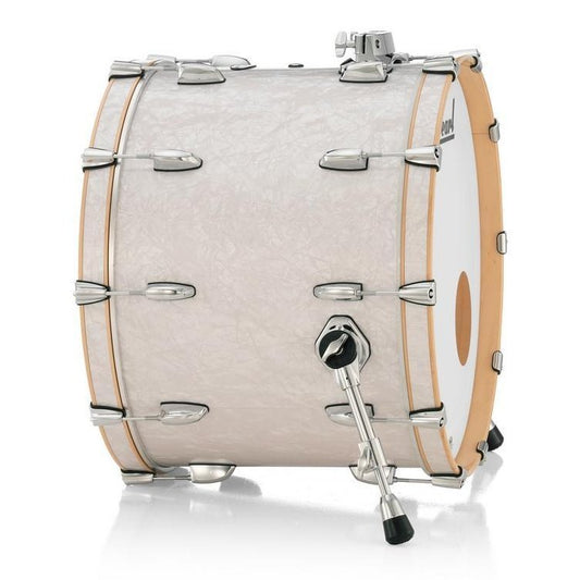 Pearl Professional Maple Bass Drum 22x18 w/BB3 Bracket White Marine Pearl - Drum Center Of Portsmouth
