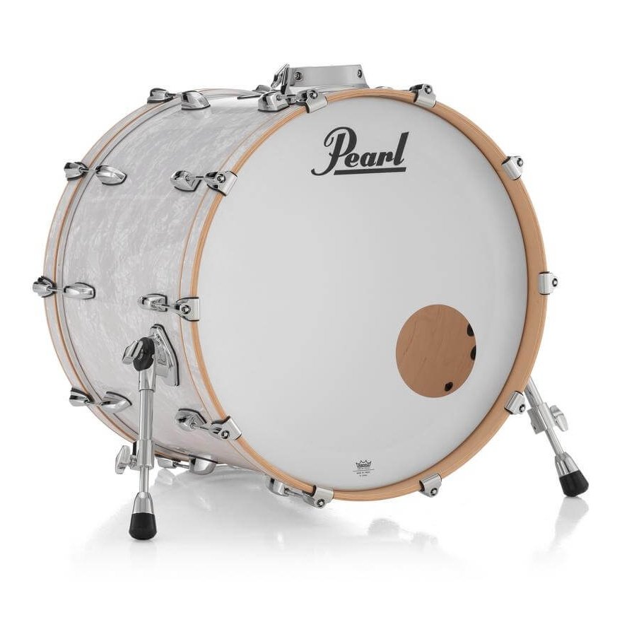 Pearl Professional Maple Bass Drum 22x16 w/BB3 Bracket White Marine Pearl
