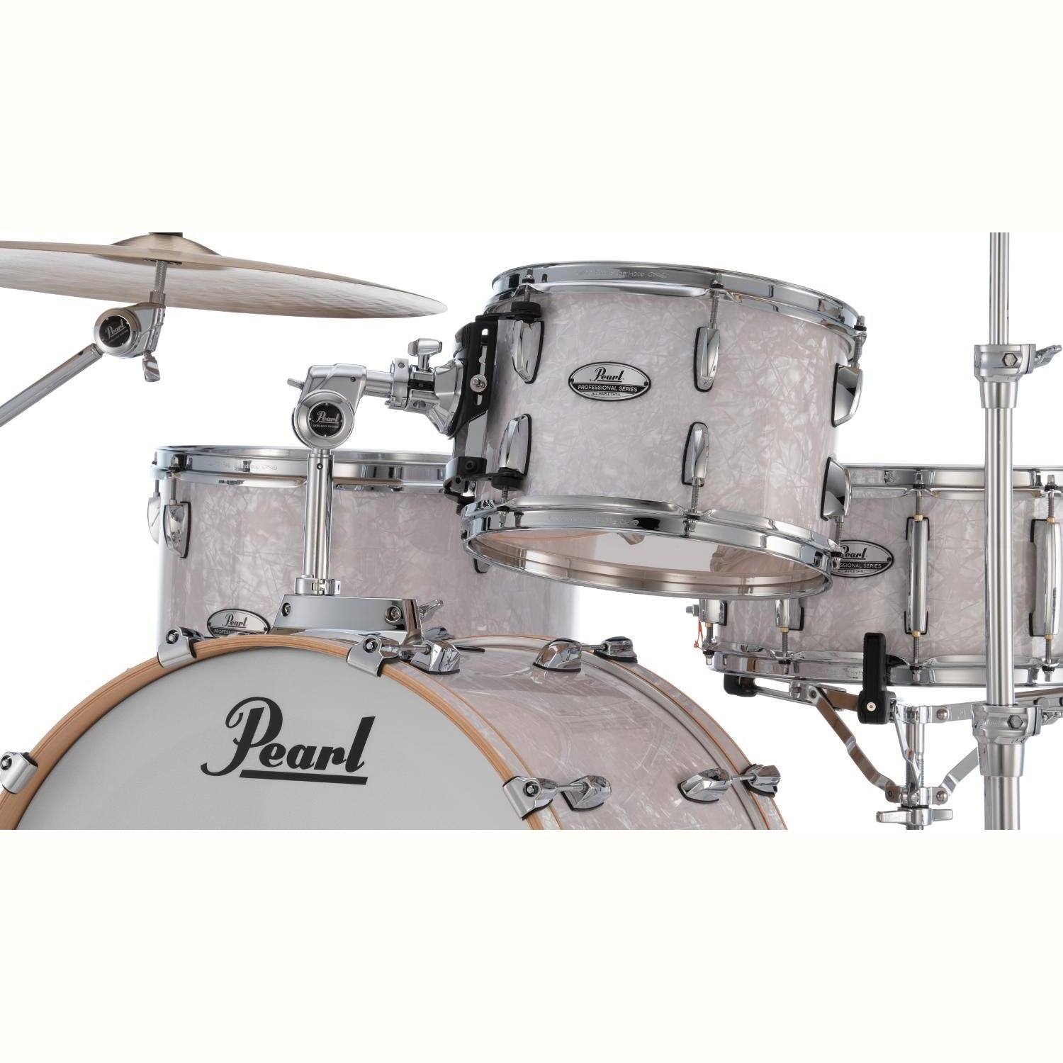 Pearl Professional Maple 3pc Drum Set 22/12/16 White Marine Pearl - Drum Center Of Portsmouth